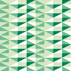 Stylish geometric triangle pattern in green tones for design and printing.