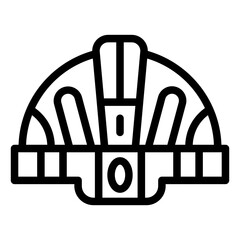 Vector Design Helmet Icon Style