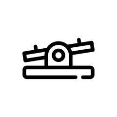 seesaw line icon