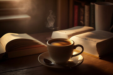 enjoy a coffee and read or write a book with a view of the city