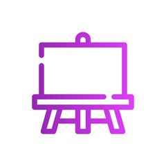 easel gradient icon