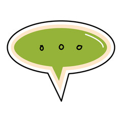 bubble text comment hand writing