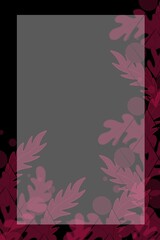 Stylish abstract illustration with frame.Template,background,wallpaper with frame.Minimalism and style.Dark shades.Bright colors and highlights.Frame for background,editing.
