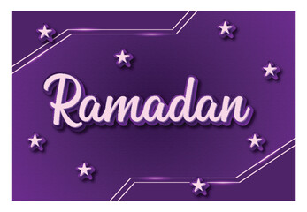 Editable text effect Ramadan Kareem text effect 3d style template