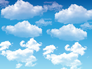 Obraz na płótnie Canvas Beautiful blue sky background and cloud background
