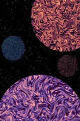 Abstract background.Background with bright lines and shapes.Bright and saturated.Background,template with abstract elements