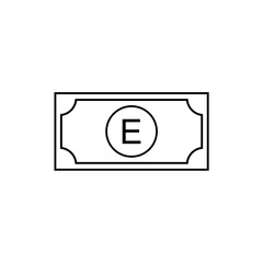 Eswatini Currency Symbol, Swazi Lilangeni Icon, SZL Sign. Vector Illustration