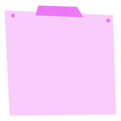 Paper sticky note
