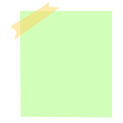 Paper sticky note

