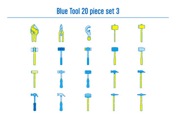 青い工具の20点セットno.3