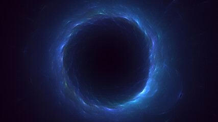 3D rendering abstract circle light background