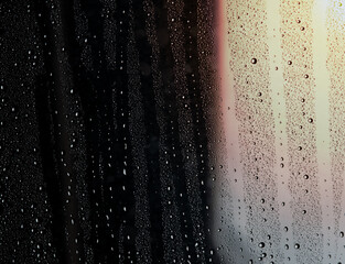 Rainy days,Rain drops on window,rainy weather,concept of autumn weather. - 576936270