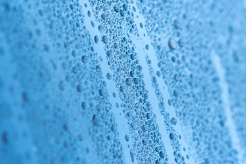 Obraz premium Rainy days,Rain drops on window,rainy weather,concept of autumn weather.
