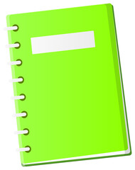 notebook icon sticker