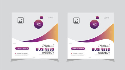 Naklejka premium Professional Corporate Business Social Media Post Template Banner Design, Square ,Digital Marketing for Web,Social Media pages, Groups,Medical Health ,Promotion,Apartment Sale for Real Estate Agent.
