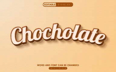 Elegant Chocolate text effect