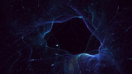3D rendering abstract mandala fractal background