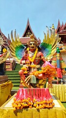 Bird statue culture Thailand religion 