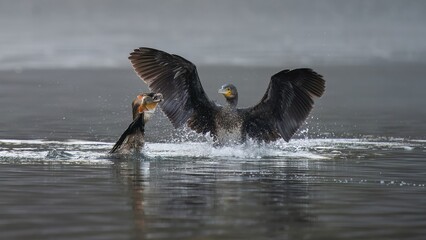 Fototapeta premium Cormorant /Phalacrocoracidae