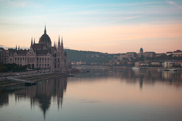 Obraz na płótnie Canvas Budapest beautiful panoramic view.
