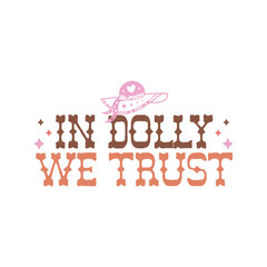 Fototapeta premium In Dolly We Trust