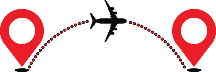 travel icon clipart vector image