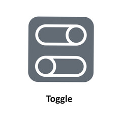 Toggle  Vector     Solid Icons. Simple stock illustration stock