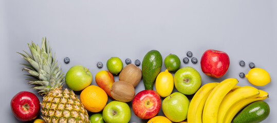 Healthy fruits food