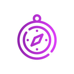 compass gradient icon