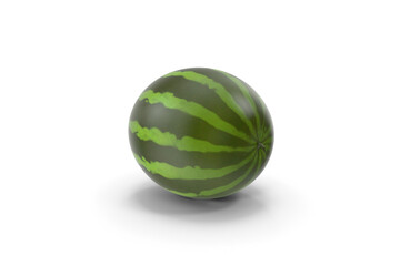 watermelon isolated on white background