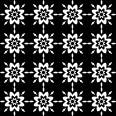seamless pattern with snowflakes