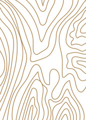 Yellow Ochre Graphic Lines Background