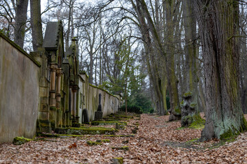 Historischer Friedhof in Weimar mit Fürstengruft und angrenzender Russisch-Orthodoxer Kapelle