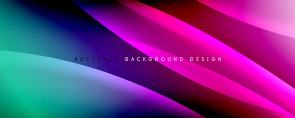 Dynamic trendy simple fluid color gradient abstract background with line effects. Vector Illustration For Wallpaper, Banner, Background, Card, Book Illustration, landing page