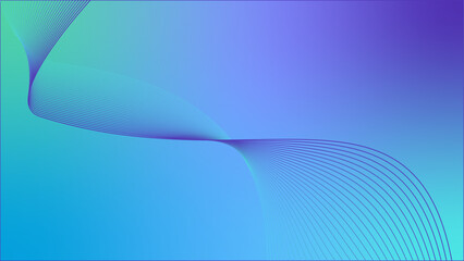 purple blue turquoise green tech wavy lines gradient background 
