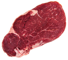tenderloin raw beef steak png without background