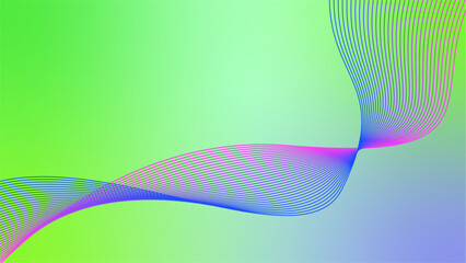 green purple blue wavy tech gradient color background vector illustration