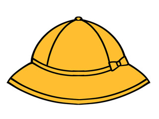 小学生の通学帽子イラスト素材