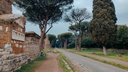 Appia Antica Street in Rome