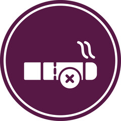 Smoking vector icon for your project