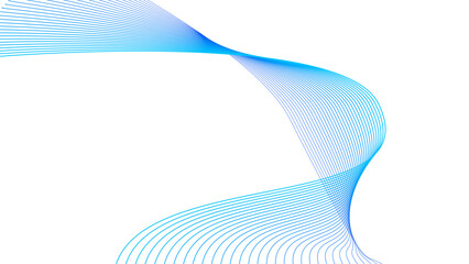 turquoise blue cyan wavy tech lines abstract background illustration eps 