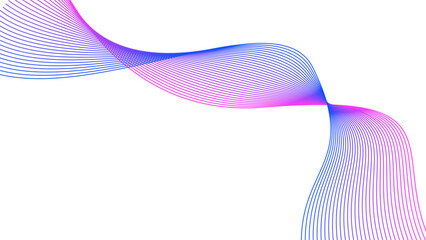 magenta purple blue pink wavy tech lines abstract background illustration eps 