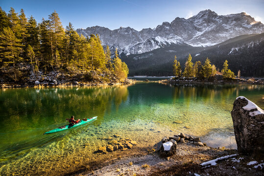 Kayaking in southern Bavaria