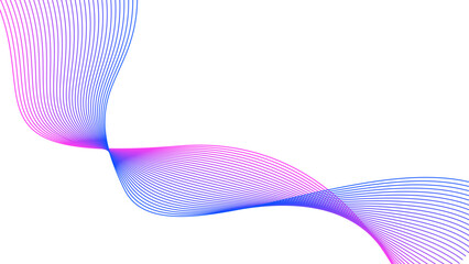 magenta purple blue wavy tech lines abstract background illustration eps 