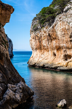 Landscape of Portu Cuau, a small bay in Ogliastra, Sardinia, Italy.