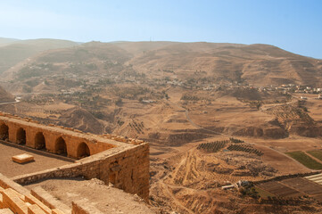 Jordan. Impregnable fortress of El-Karak or 