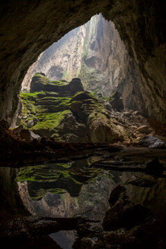 The first doline in Hang Son Doong, Vietnam.