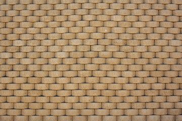 Bricks background. Wall texture with holes between briks