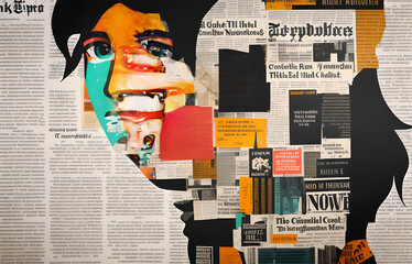 expressive gouache and ink illustration, editorial illustration content for political opinion article, new york times illustration, cluttered maximalist, rauchenburg, impasto paint, bronze parts