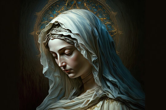 Virgin Mary mother of Jesus, generative AI